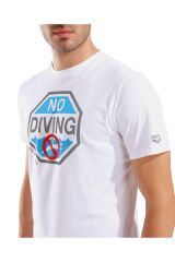NO DIVING PRINT ERKEK T-SHIRT 011331100