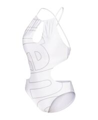 W ARENA LOGOTYPE CUTOUT SWIMSUIT KADIN YÜZÜCÜ MAYOSU