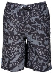 CAMOUFLAGE JR LONG BERMUDA ASPHALT,WHITE