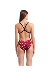 Wave Swimsuit Challenge Back Kadın Yüzücü Mayo