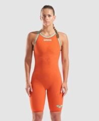 W POWERSKIN CARBON AIR2 LE OB/SUNSET CORAL KADIN YARIŞ MAYOSU