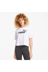 58686602 Ess Cropped Logo Kadın Tişört