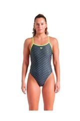 W Monogram Swimsuit Challenge Back Kadın Antrenman Mayosu