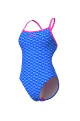 W Monogram Swimsuit Challenge Back Kadın Antrenman Mayosu