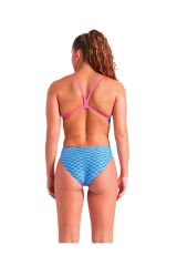 W Monogram Swimsuit Challenge Back Kadın Antrenman Mayosu