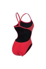Team Swimsuit Challenge Solid Kadın Kırmızı Yüzücü Mayosu 004766450