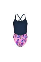 WOMEN'S ARENA ROSE TEXTURE SWIMSUIT XCROSS BACK KADIN YÜZÜCÜ MAYOSU