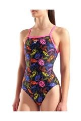 KADIN YÜZÜCÜ MAYOSU SEA TURTLES SWIMSUIT LIGHTDROP BACK 010221509