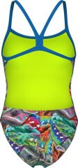 WOMEN'S ARENA IGUANAS SWIMSUIT CHALLENGE BACK KADIN YÜZÜCÜ MAYOSU(F BEDEN)