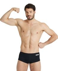 Team Swim Low Waist Erkek Siyah Yüzücü Şortu