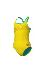 Girl's Logo Swimsuit Swim Pro Kız Çocuk Mayo