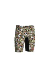 BOY'S FUN SKULLS SWIM JAMMER ÇOCUK YÜZÜCÜ MAYOSU MULTI BLACK