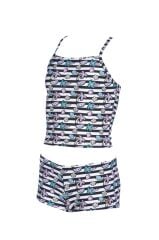 tropical summer jr tankini arena kız çocuk mayosu
