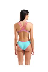 Women One Double Cross Back One Piece Kadın Yüzücü Mayo