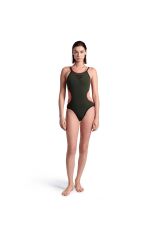 One Double Cross Back One Piece Kadın Yeşil Yüzücü Mayosu 004732355