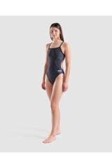 W SNAKE SKIN SWIMSUIT CHALLENGE/BLACK