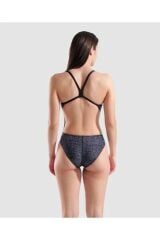 W SNAKE SKIN SWIMSUIT CHALLENGE/BLACK
