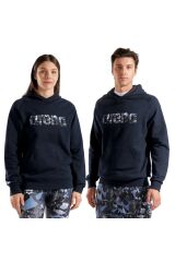 Graphic Unisex Lacivert Günlük Stil Sweatshirt 010196700