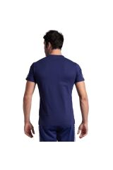 Team Erkek Mavi Günlük Stil T-Shirt 002701710