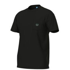 ARENA POCKET LOGO T-SHIRT - BLACK