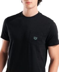 ARENA POCKET LOGO T-SHIRT - BLACK