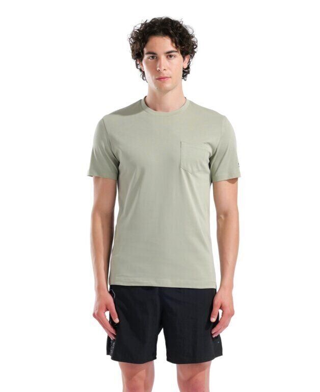 M ARENA POCKET BACK PRINT T-SHIRT - JADE