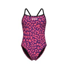 WOMEN'S ARENA PRINTED SWIMSUIT CHALLENGE BACK KADIN YÜZÜCÜ MAYOSU