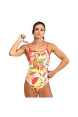 Tropic Swimsuit Lace Back Kadın Kırmızı Yüzücü Mayosu 005933540