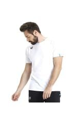 Team Panel Erkek Beyaz Günlük Stil T-Shirt 004899100