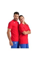 Team Panel Unisex Kırmızı Günlük Stil T-Shirt 004899400