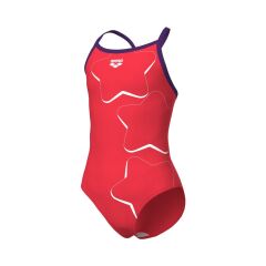 GIRL'S ARENA STAR GRAPHIC SWIMSUIT LIGHTDROP BACK KIZ ÇOCUK MAYOSU