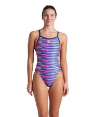 WOMEN'S ARENA RACING STRIPE SWIMSUIT XCRISS CROS KADIN YÜZÜCÜ MAYOSU