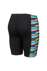 Racing Stripe Swim Jammer Çocuk Siyah Yüzücü Mayosu 009012550