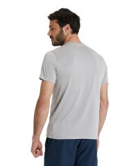ARENA  Team Solid Unisex Gri Günlük Stil Tişört