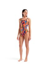 Pineapples Swimsuit Tie Back Kadın Yüzücü Mayo