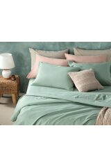 Novella Premium Soft Cotton Çift Kişilik  Nevresim Takımı 200x220 Cm Seledon