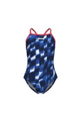 G Wave Swimsuit Lightdrop Back Mavi Kız Çocuk Mayosu 011740200