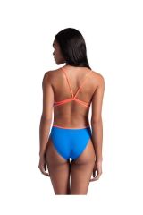 Womens Swimsuit Lace Back Solid Kadın Yücücü Mayosu 004651833