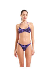 W WATER PRINTS BIKINI BANDEAU BATIK Kadın Bikini Takımı