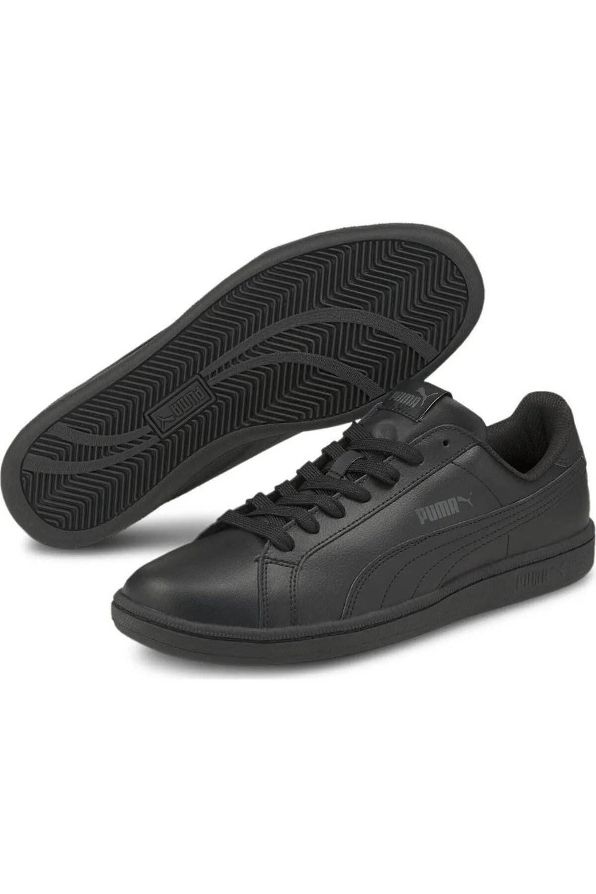 Smash Leather Unisex Siyah Spor Ayakkabısı