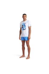 Water Prints Erkek Beyaz Günlük Stil T-Shirt 009406100