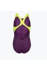 G Bold Swimsuit V Back Mor Kız Çocuk Yüzücü Mayosu 011755960