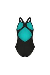 Girl's Multi Colours Swimsuit V Back Kız Çocuk Yüzücü Mayo 009007509