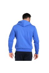 Team Hooded Panel Erkek Mavi Günlük Stil Ceket 004906800