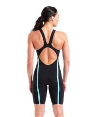 POWERSKIN AIR3 OB Black Teal Kadın Yarış Mayosu